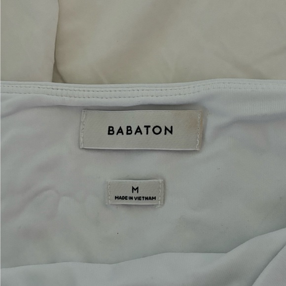 Aritzia Babatoon White Long sleeve Bodysuit - Picture 1 of 2